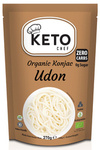 Bezlepkové keto nudle (konjakové nudle udon) bio 270 g - keto chef (lepší než potraviny)