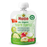 Mus lahodný Želvička (jablko–hruška–jogurt) bez přidaného cukru Bio 85 g – Holle