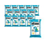 SADA 14 x Kukuřičné chipsy Dinosaurs s mořskou solí bez GMO. BIO 30 g
