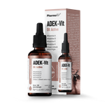 Vitamin ADEK kapky (800 mcg + 100 mcg + 12 mg + 75 mcg) bezlepkový doplněk stravy 30 ml - Pharmovit
