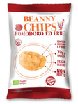 Čočkové a bramborové lupínky s příchutí rajčat a bylinek bez lepku BIO 40 g - Beanny Chips