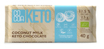 Čokoláda keto kokosová s MCT olejem bez přidaného cukru BIO 40 g – Cocoa