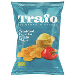 Bramborové chipsy vlnkované paprikové BIO 125 g – Trafo