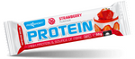 Proteinová tyčinka s jahodovou příchutí v bílé polevě bez lepku 50g - MAXSPORT