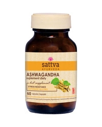 Ashwagandha extrakt 60 kapslí odolnost proti stresu - Sattva