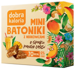 Mini tyčinky z kešu s příchutí mango lassi bez přidaného cukru (6 x 17 g) 102 g – Dobra Kaloria