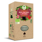 Lipovo-malinový čaj BIO (25 x 2,5 g) 62,5 g - Dary Natury