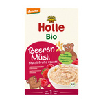 Bio müsli s malinami a jahodami bez přidaného cukru 200 g – Holle