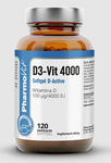 Vitamin D3-Vit 100 µg (4000 IU) bezlepkový doplněk stravy 120 kapslí - Pharmovit (Clean Label)