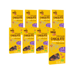 SADA 8 x Datlová čokoláda s mandlemi bez lepku bio 100 g - ME GUSTO (Super Fudgio)