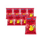 SADA 8 x ANGELINA Kukuřičné křupky s jahodami a jablky, od 10 měsíců, bezlepkové BIO 30 g