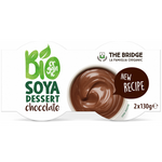 Bezlepkový sójový dezert s čokoládovou příchutí bio (2 x 130 g) 260 g - The Bridge