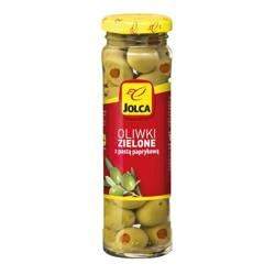 Zelené olivy s paprikou 140 g/ 85 g