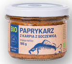 Kapří paprikáš s čočkou BIO 185 g (sklenice) - Ryby ze srdce přírody