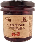 Konfitura z višní slazená erythritolem bez cukru 160 g – Vitapol