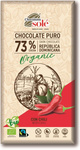 Hořká čokoláda 73 % kakaa s chilli BIO 100 g