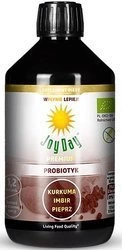 Doplněk stravy probiotický nápoj koncentrát kurkuma zázvor pepř bezlepkový BIO 500 ml