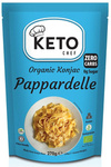 Bezlepkové keto nudle (konjakové nudle pappardelle) těstoviny bio 270 g - keto chef (lepší než potraviny)