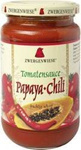 Bezlepková rajčatová omáčka papaya-chili (pikantní) BIO 350 g