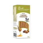 Tyčinky s medem a mandlemi, bez éček 120 g