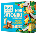 Mini kešu tyčinky s příchutí pina colada bez přidaného cukru (6 x 17 g) 102 g - Good Kaloria