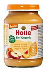 Bezlepkové jablko - broskev od 5 měsíců Demeter BIO 190 g (sklenice) - Holle