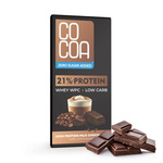 Mléčná proteinová čokoláda latte s WPC proteinem bez přidaných cukrů 65 g – Cocoa