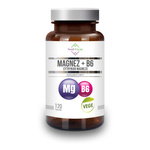 Hořčík (citrát hořečnatý) + vitamin B6 doplněk stravy 120 kapslí (97,5 mg + 1,4 mg)