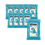 SADA 10 x Kukuřičné chipsy Dinosaurs s mořskou solí ZDARMA SKLO. BIO 4x15 g