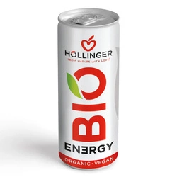 Energetický nápoj s příchutí jablka a ostružiny Bio 250 ml - Hollinger