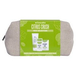 Sada bergamotka-limetka s kosmetickou taštičkou: deodorant 58 ml, zubní pasta 100 ml, mýdlo 142 g – Schmidts