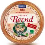 ŽLUTÝ sýr Wild Bernd zrající žlutý sýr (50 % tuku v sušině) Bio (3,5 kg - 4,0 kg) - Sobbeke