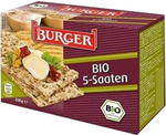 Celozrnný křupavý chléb 5 zrn BIO 250 g