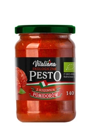 Pesto ze sušených rajčat BIO 140 g - Vitaliana