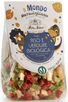 Bezlepkové těstoviny s dinosaury (rýžové tříbarevné) pro děti bio 250 g - Pasta Natura