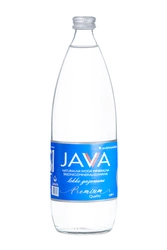 Přírodní minerální voda, středně mineralizovaná, lehce perlivá 860 ml (sklo) - Java