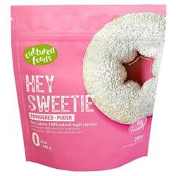 Hey Sweetie prášek - přírodní náhražka cukru na bázi erytritolu a stévie Cultured Foods, 250 g
