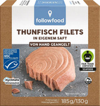 Bonito Msc Tuna Fair Trade Fillets In Lagoon 185 g (130 g) - Followfood