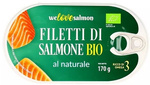 Filé z lososa v přírodním nálevu Bio 170 g/100 g – We Love Salmon