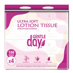 Bambusové vlhčené ubrousky s aloe vera a glycerinem (4 x 100 ks) 400 ks – Gentle Day