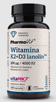 Vitamin K2 + D3 bezlepkový doplněk stravy 60 kapslí - Pharmovit (Classic)