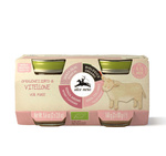 Telecí krém bezlepkový od 4. měsíce BIO (2 x 80 g) 160 g – Alce Nero