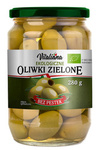 Zelené olivy ve slaném nálevu bez pecky BIO 280 g - Vitaliana