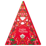 English Tea Shop, BIO adventní kalendář Vánoční stromek Červený čaj 13 příchutí, 25 pyramidek