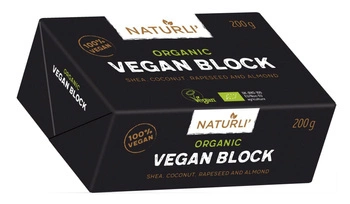 Veganský margarín v kostkách VEGAN BLOCK BIO 200 g - Naturli