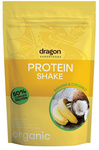 Proteinový shake banán a kokos, 50% bílkovin s aminokyselinami, s erythritolem, bezlepkový BIO 450 g – Dragon Superfoods