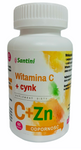 Doplněk stravy Vitamin C + Zinek 60 tablet - Santini